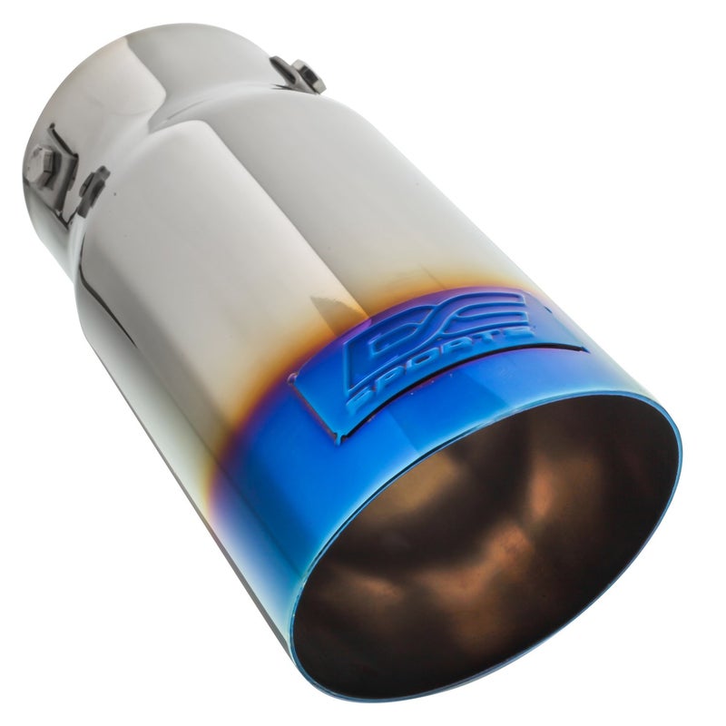 DC Sports EX-1025 Titanium Flare Round Exhaust Tip - Image 1
